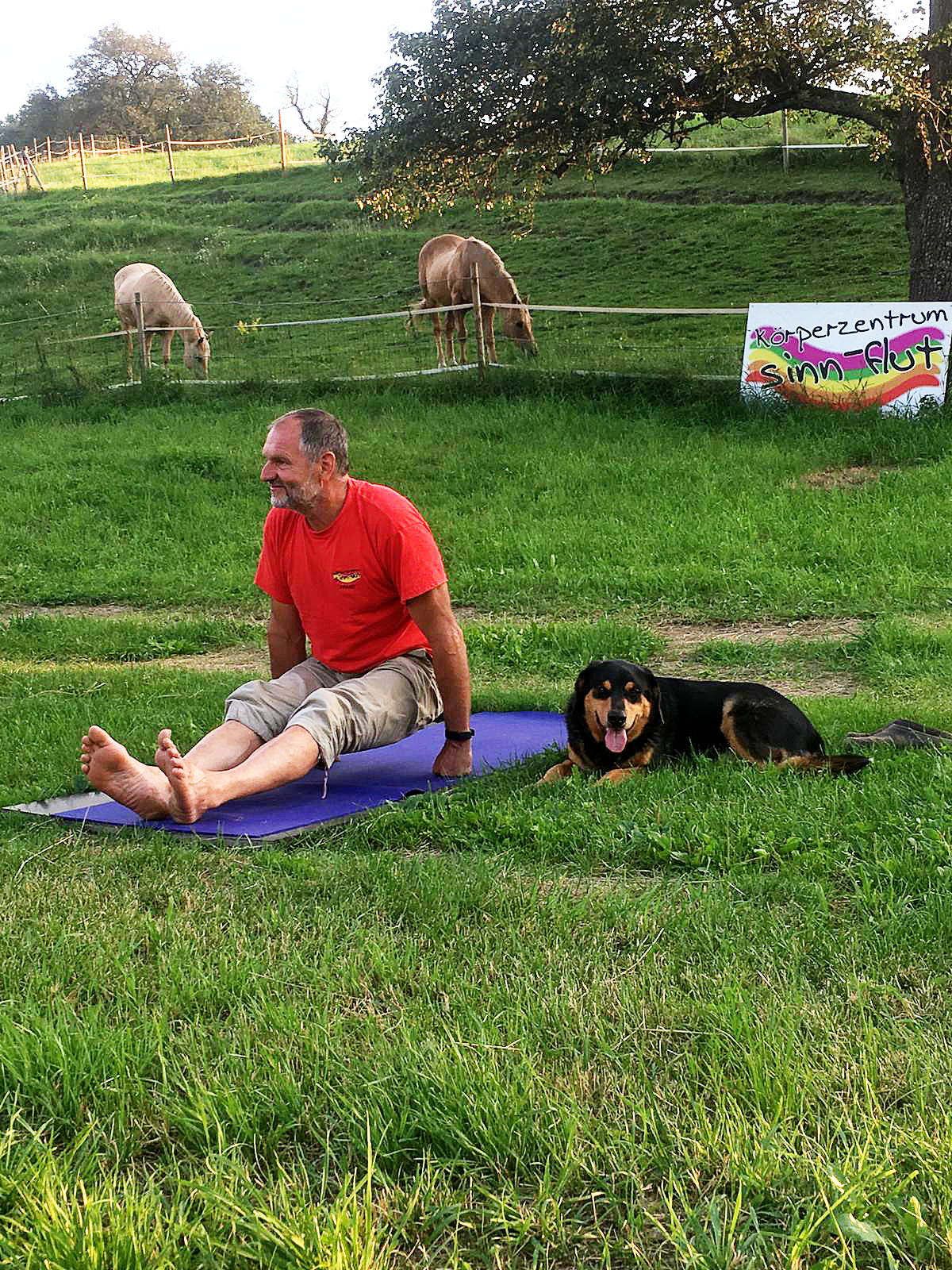yoga im freien