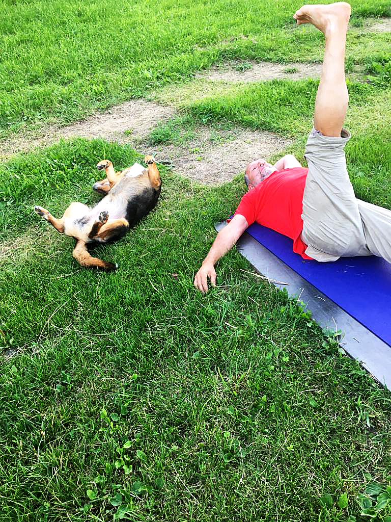 yoga im freien